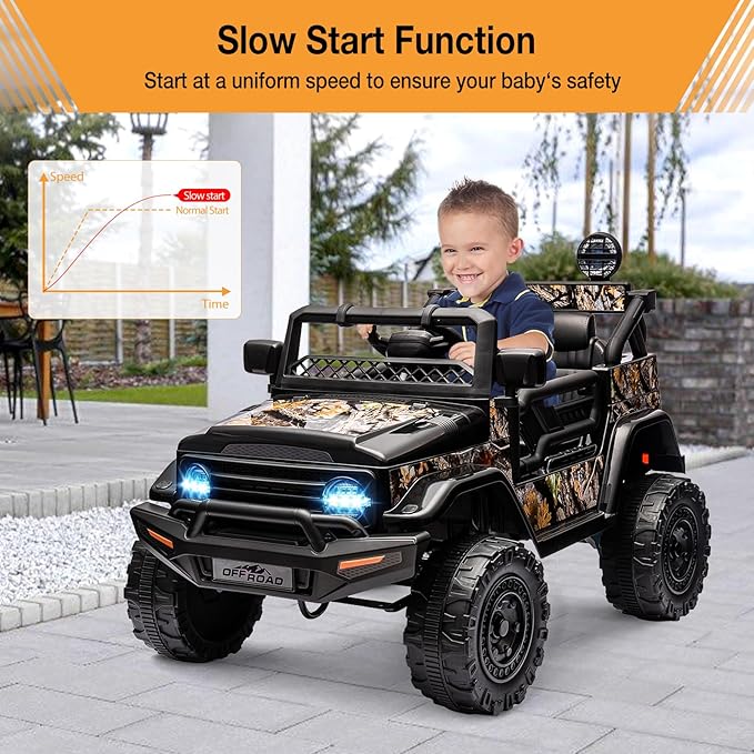 Garvee 12V Kids Ride On Truck Car - Image 2