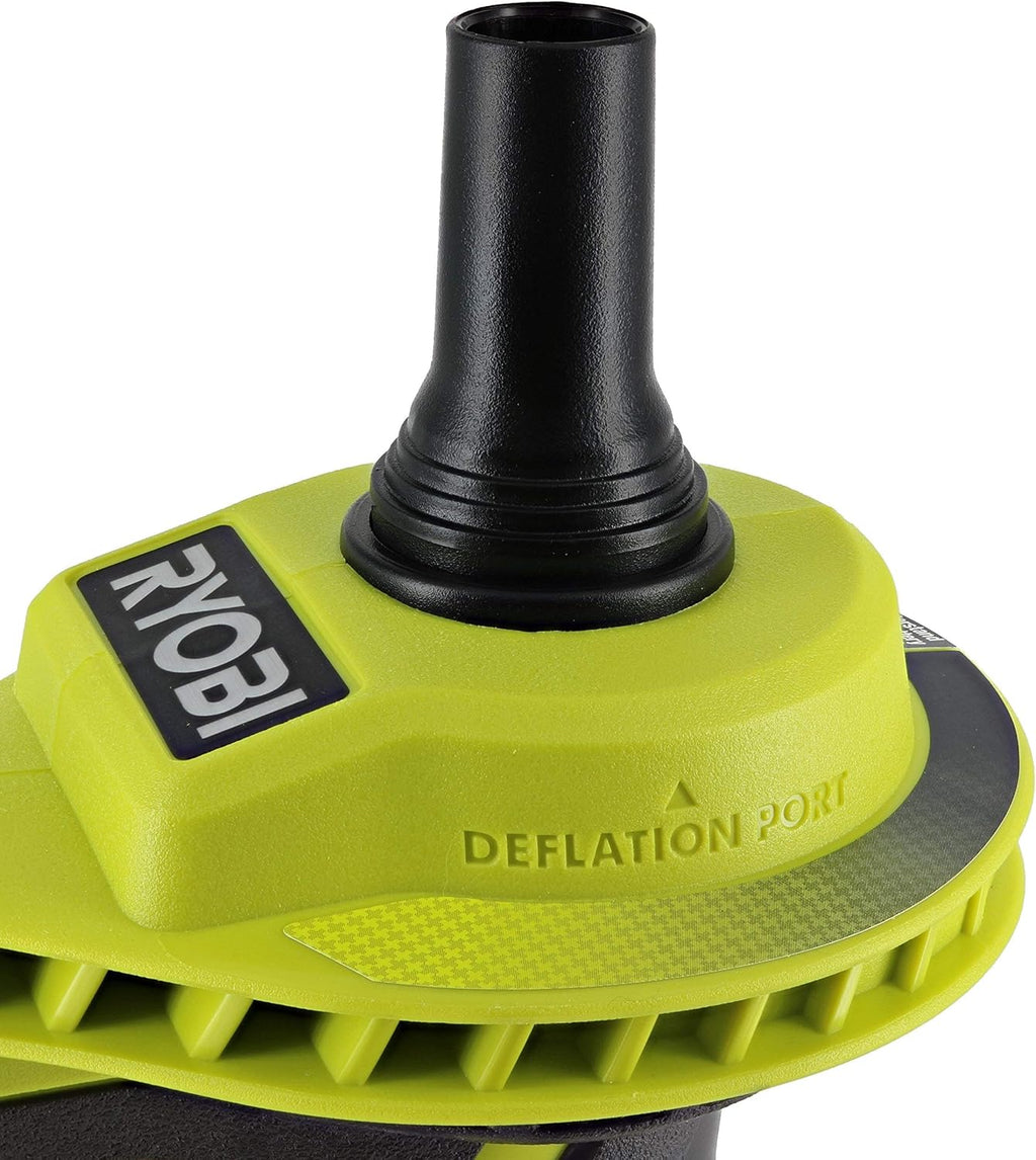 Ryobi P738 18V One+ Lithium Ion 18V One+ High Volume Power Inflator / Battery Powered Deflator for Mattresses and Recreational Inflatables (Renewed) | Battery and Charger Sold Separately - (Renewed)