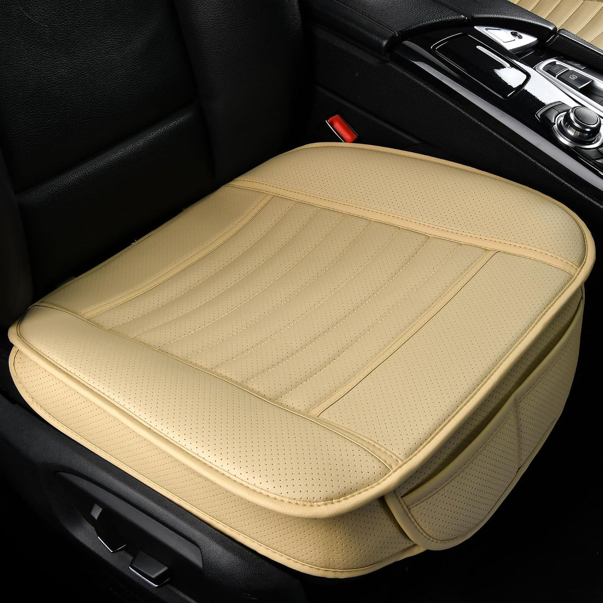 2pc Edge Wrapping Comfortable Car Front Seat Covers, Seat Protectors, Anti-Slip