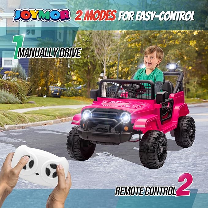 JOYMOR 12V Kids Ride on Truck - Image 3
