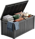 patiozen 200 gallon deck box lockable waterproof uv, main product view