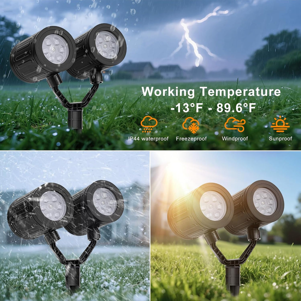 Halloween Projector Lights Outdoor 2026 Upgraded Double Head & Dynamic Ro...