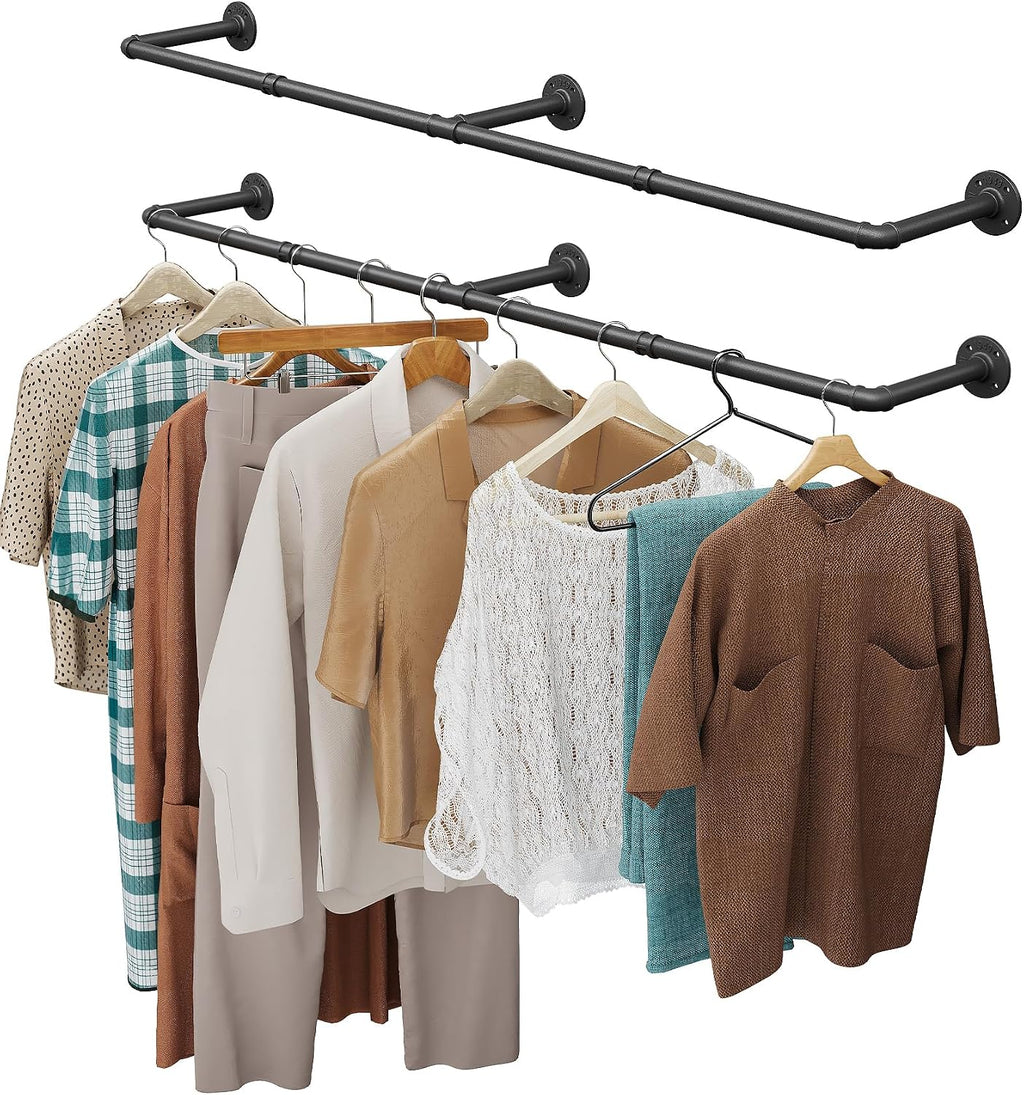 oropy 65.7" heavy duty industrial pipe clothes rack, main product view