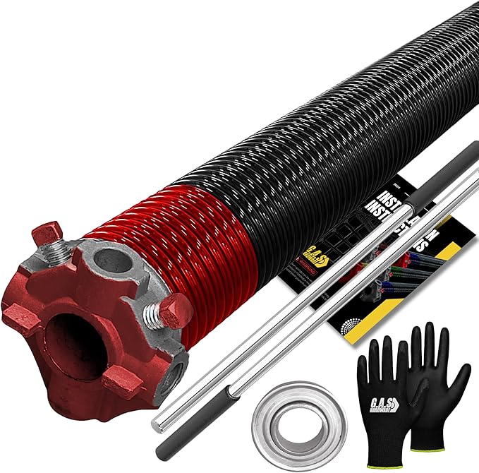 Garage Door Torsion Spring 225x1.75x33 Includes 1” Steel Bearing, Non-Slip by GASHardware