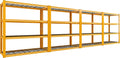 REIBII 40" W Garage Shelving Heavy Duty Metal Shelving 2200LBS Storage Shelves
