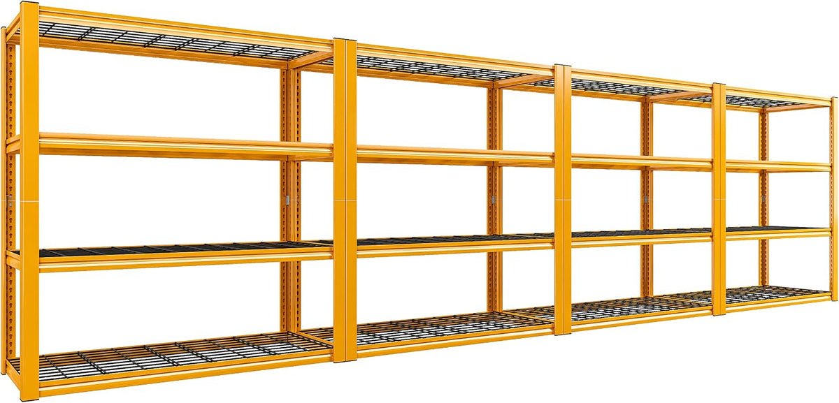 REIBII 40" W Garage Shelving Heavy Duty Metal Shelving 2200LBS Storage Shelves