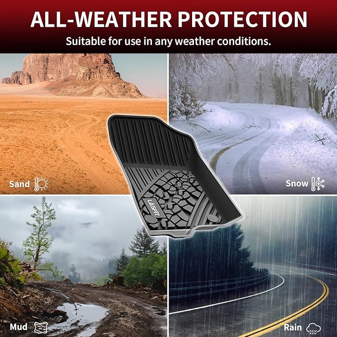 LASFIT Floor Mats for Jeep Wrangler JL 2018-2025 Unlimited 4 Door Gas/MHEV Type - Image 5