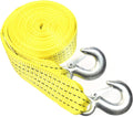 10,000 LB Heavy Duty Tow Strap with Safety Hooks 2” x 20’ Polyester Superior Strength (Pack of 5)
