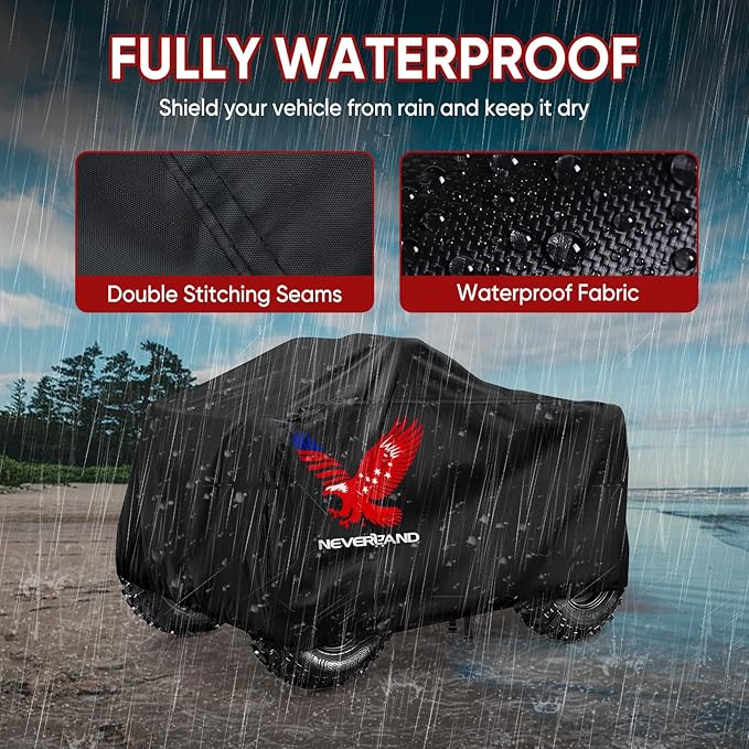 Neverland ATV Cover, Waterproof Heavy Duty 4 Wheeler Cover - Image 4