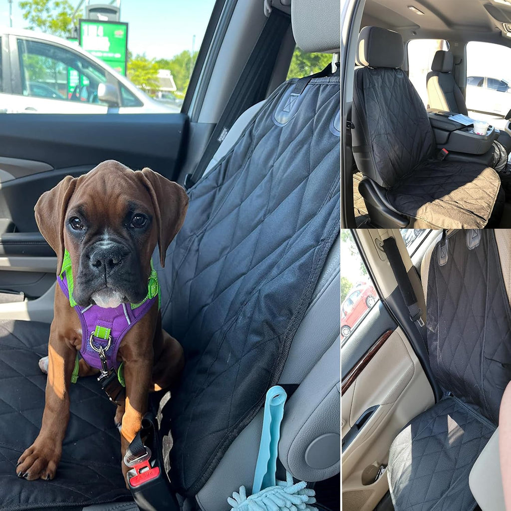 asfrost dog seat cover cars trucks suvs, thick shown in use