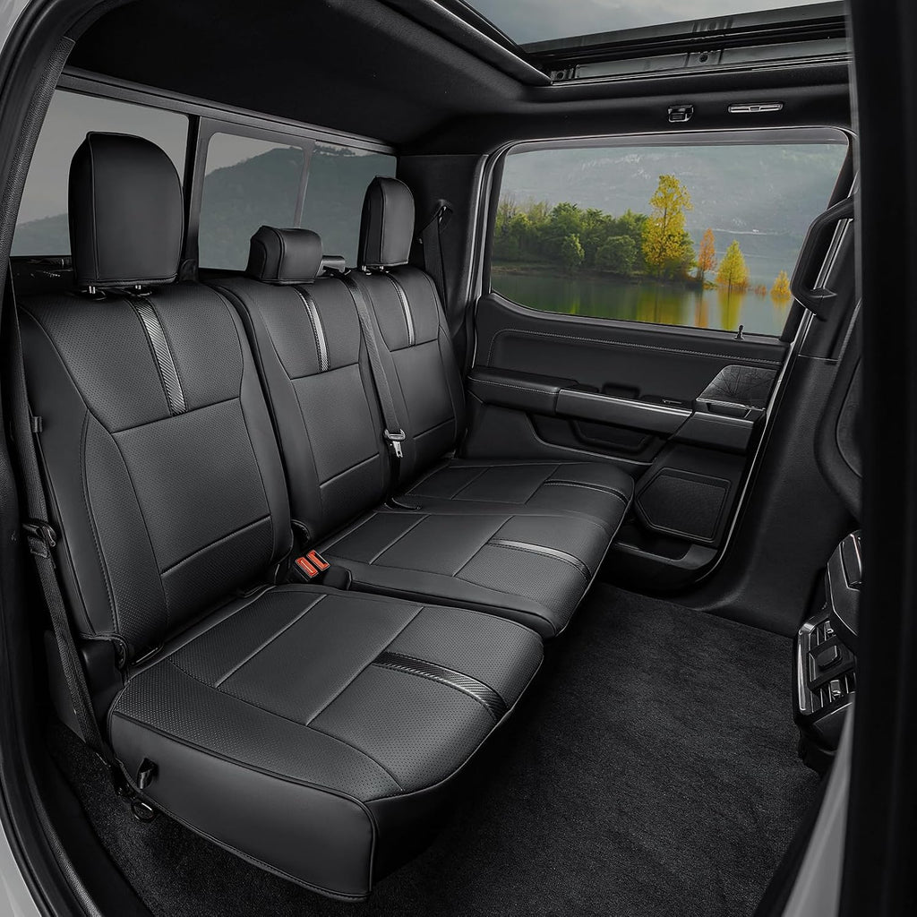 for ford f150 seat covers 2015-2023 2024 2025, close-up detail