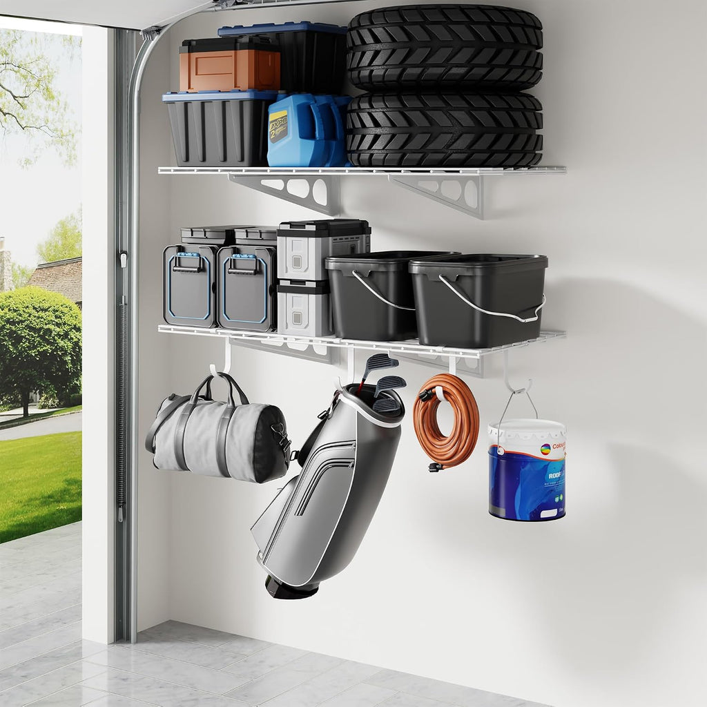 LEXIMOUNTS 2-Pack 2x4ft Garage Shelving