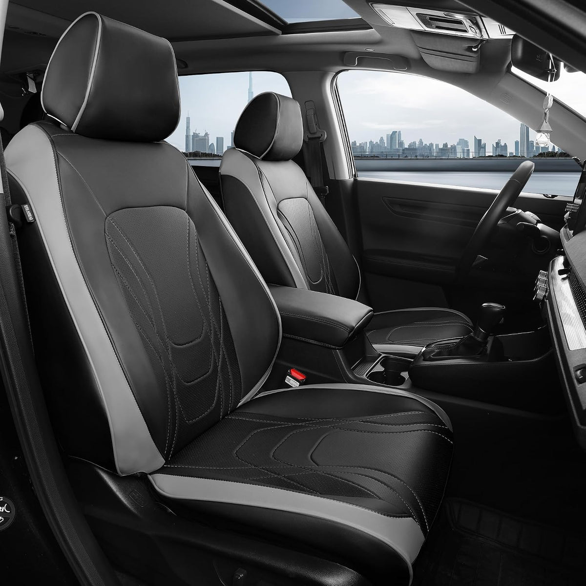 FREESOO Seat Covers for Honda CRV, Custom Fit Car Seat Covers for CRV LX EX