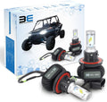 Premium LED Upgrade Kit - H13/9008 LED Headlight Kit - Compatible with Polaris - Ranger - RZR General – 2 Pack Low and High Beam Lamp Set – Fan Less 4000LM LED Replacement Bulb Kit