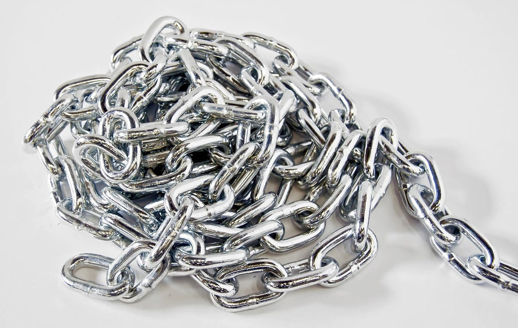 kingchain | 1/4-in x 10 ft zinc-plated proof shown in use