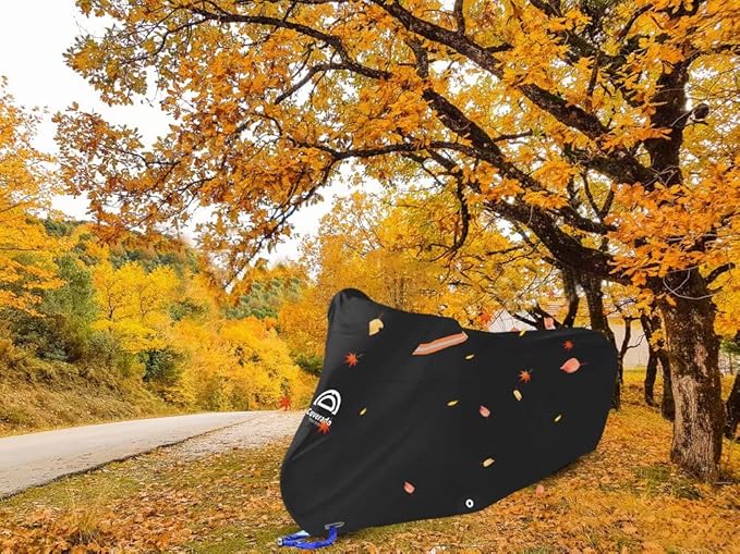 Motorcycle Cover Waterproof Outdoor 80 inches Length All Season Universal - Image 4