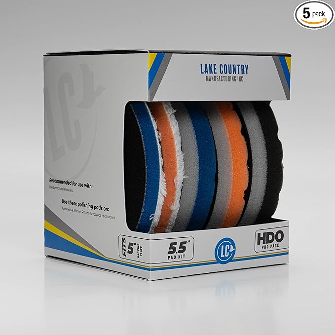 HDO Foam and Microfiber kit- Complete HDO-CCS line-up in one Box. Cutting by LakeCountryManufacturing