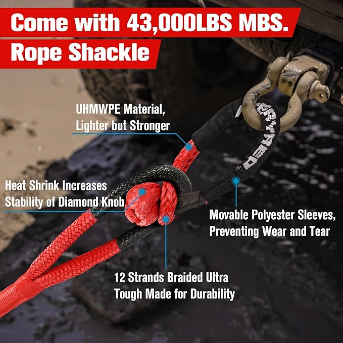 FieryRed Kinetic Recovery Rope Kit - Image 7