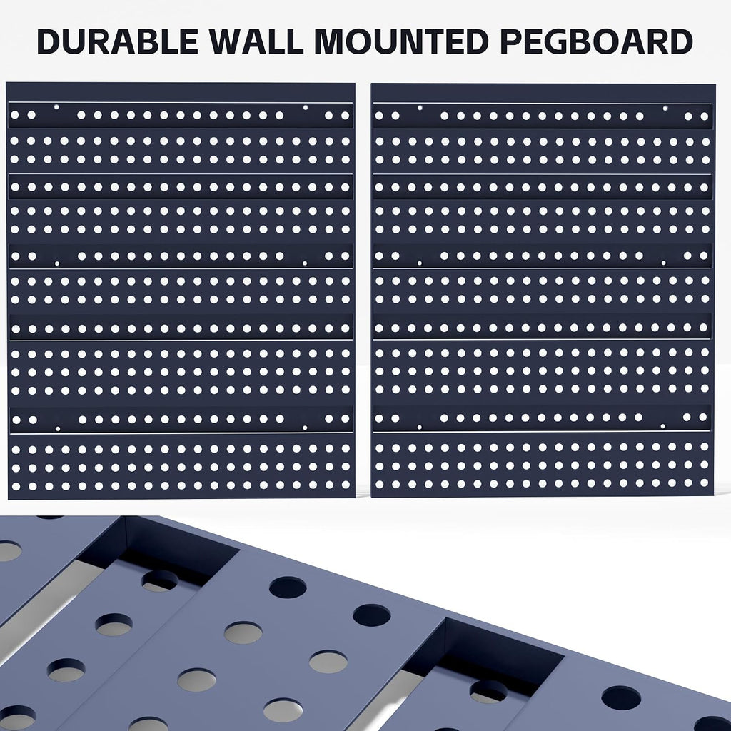 kje 30pcs wall mounted storage bins, plastic tool, package contents