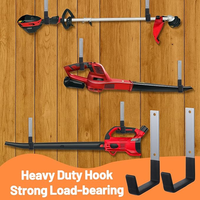 Heavy Duty Garage Hooks 8-Pack Wall Mount Storage Hooks - Image 6