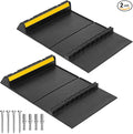 Rubber Garage Parking Mat 17.6 * 23.6 * 2.8" Heavy Duty Wheel Stoppers by Unknown
