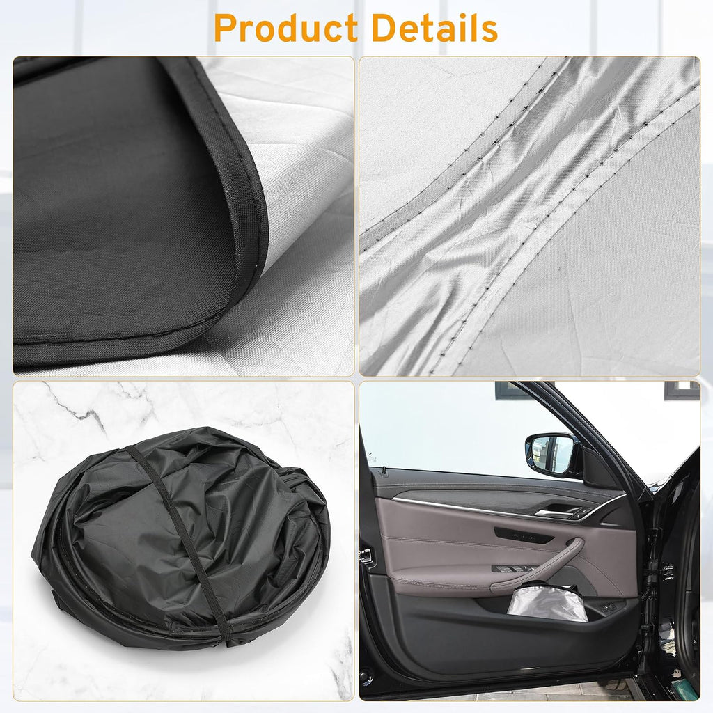 XHRING Windshield Sun Shade for Lexus is IS250 IS350 IS300 IS460 is Couple ES ES350 RC CT LS UX Series Accessories, Car Front Window Sunshade Sun Visor Shield for Lexus Sedans Sun Protection