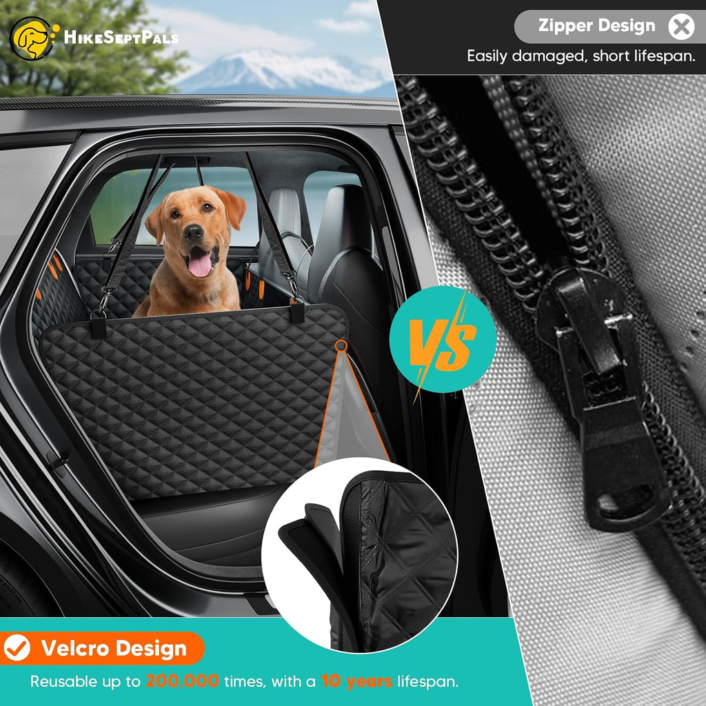 dog car seat cover for back seat, hard showing dimensions