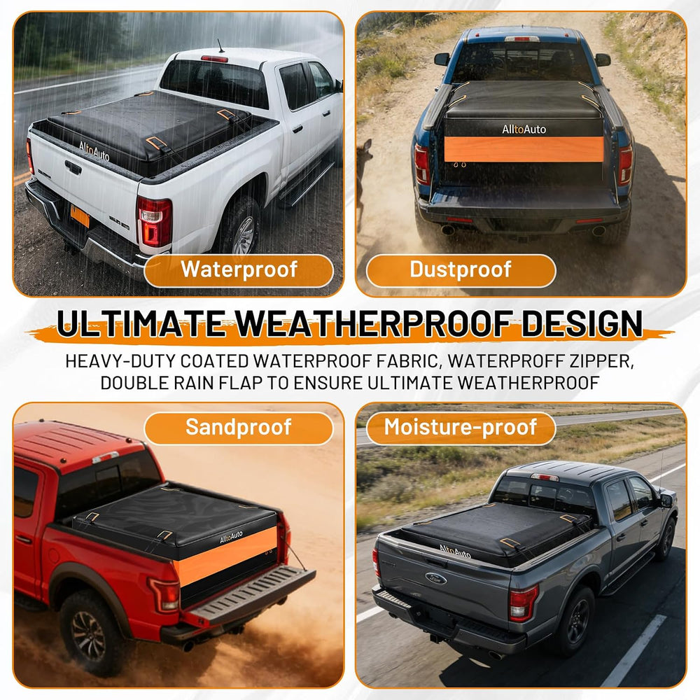 [Jumbo 38 CuFt] Truck Bed Cargo Bag, 100% Waterproof Heavy Duty Pickup Storag...