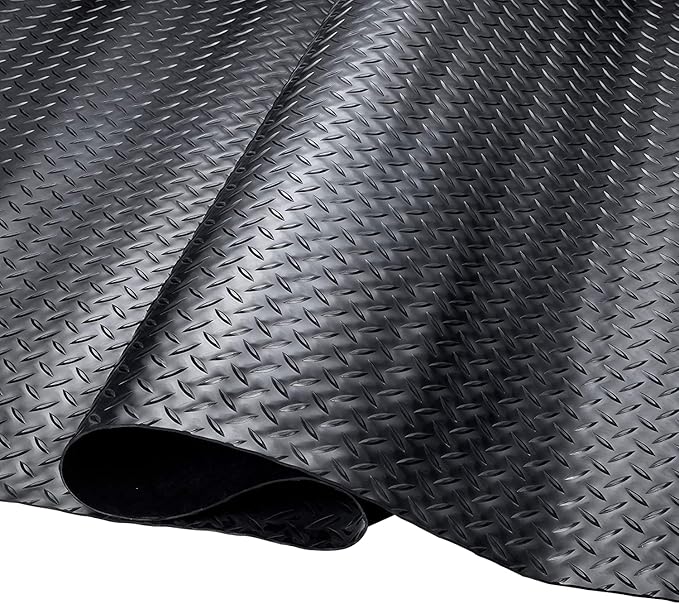 SEAL 5 x 8 Ft Premium Garage Floor Mat, Solid 2.8mm Thickened Black Commercial - Image 7