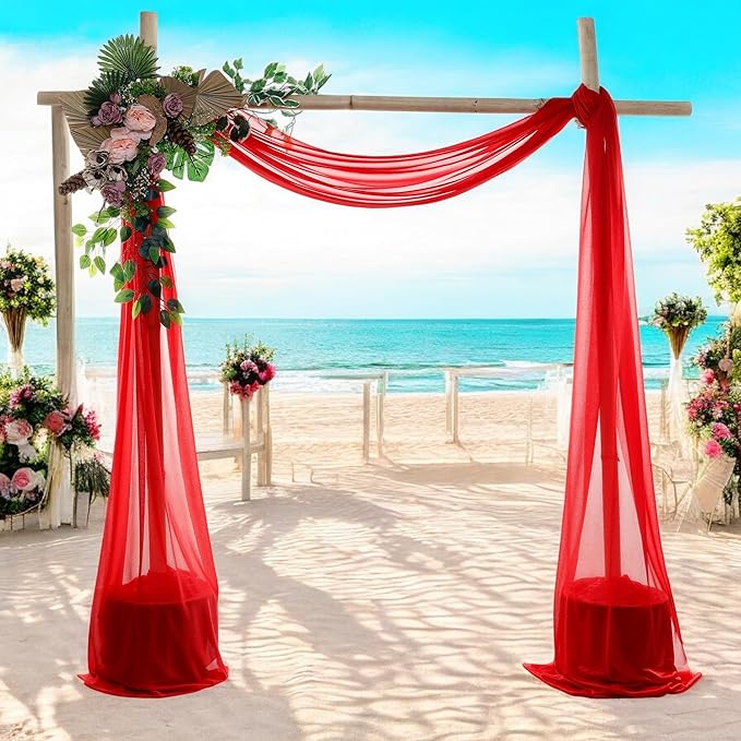 MDS Halloween Chiffon Draping Fabric - 1 Panel, 30" Wide x 40ft Long - S...