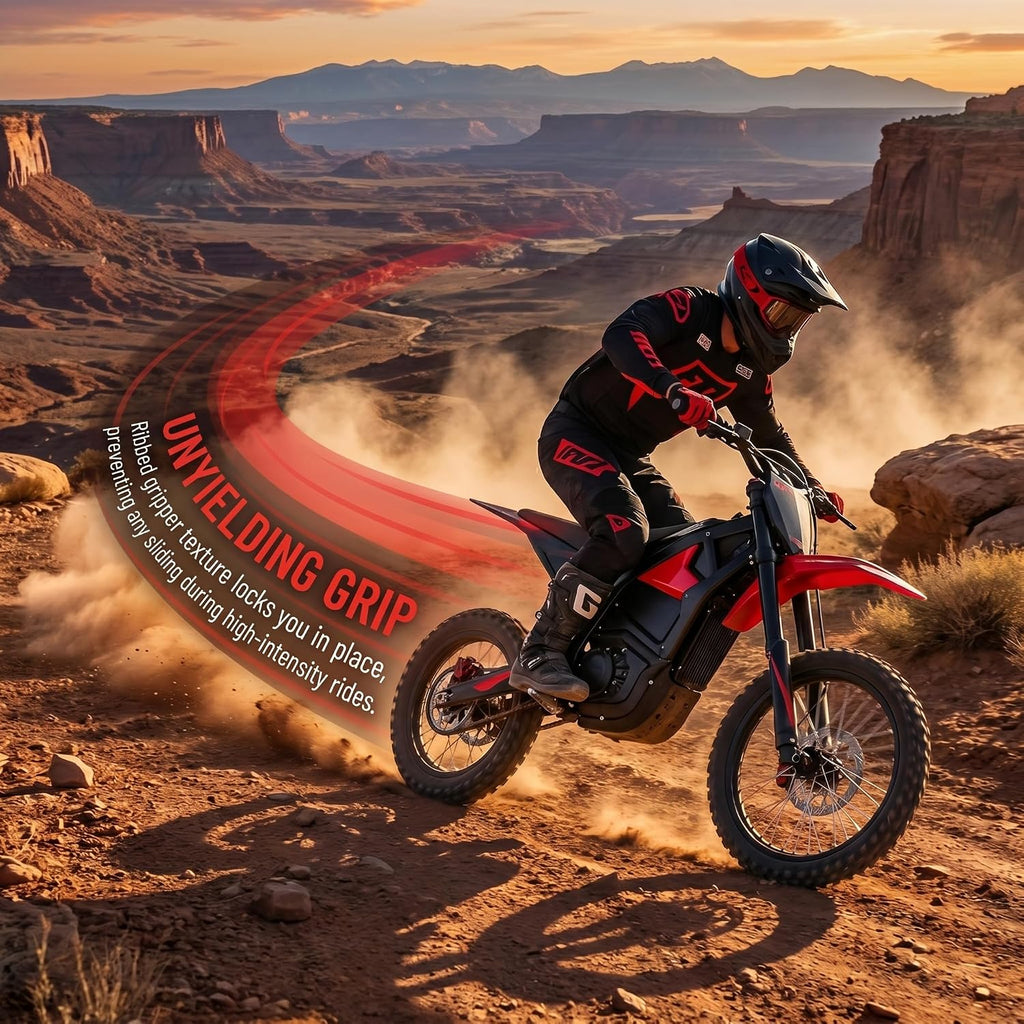Seat Coverfor Yozma IN10 Electric Dirt Bike, Black Stripe Non-Slip, Heavy Duty PVC It's a Custom-fit seat Cover （Black）