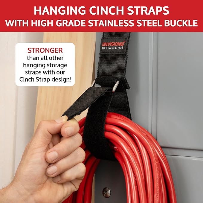 Heavy Duty Hanging Storage Cinch Straps - Image 3