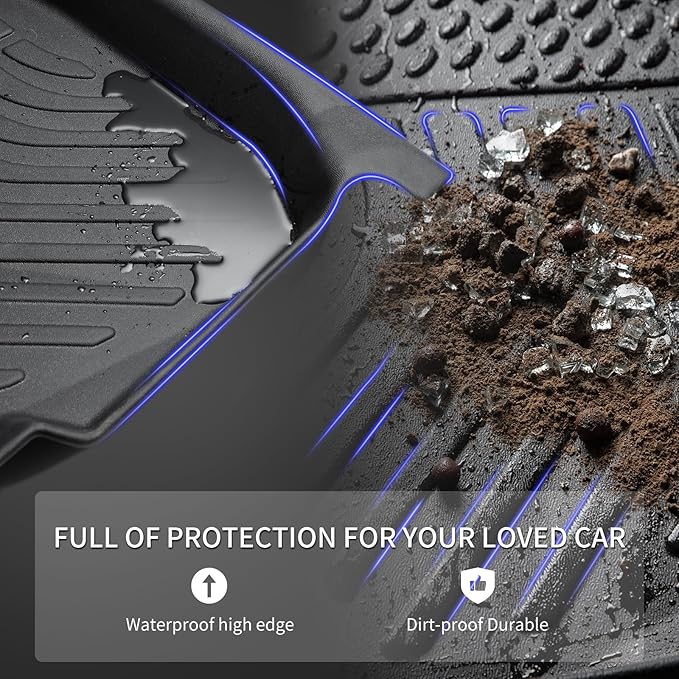 KELCSEECS Floor Mats Custom for Volkswagen Taos 2025 2024 2023 2022 All Season - Image 3