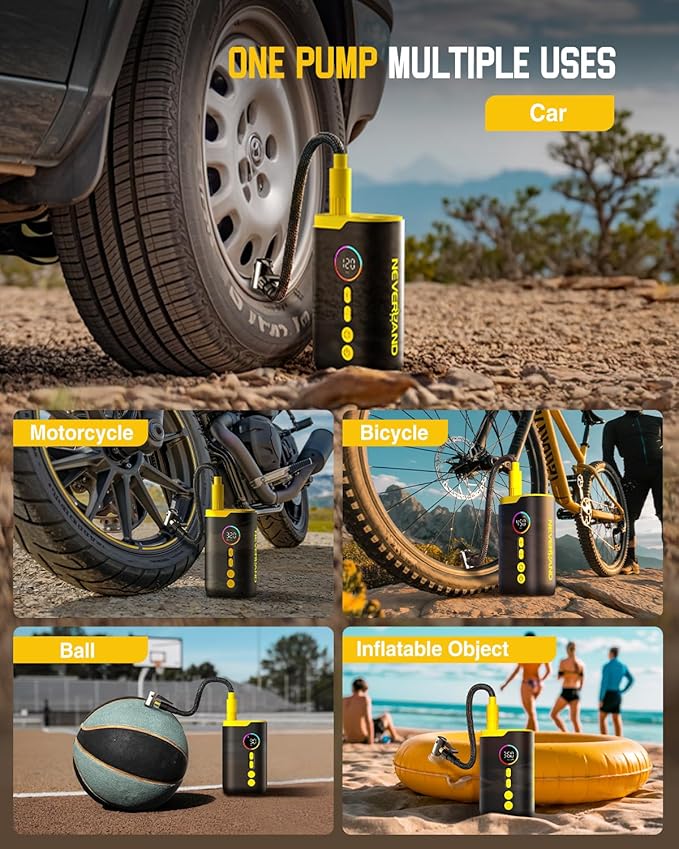 NEVERLAND Tire Inflator Portable Air Compressor - Image 2