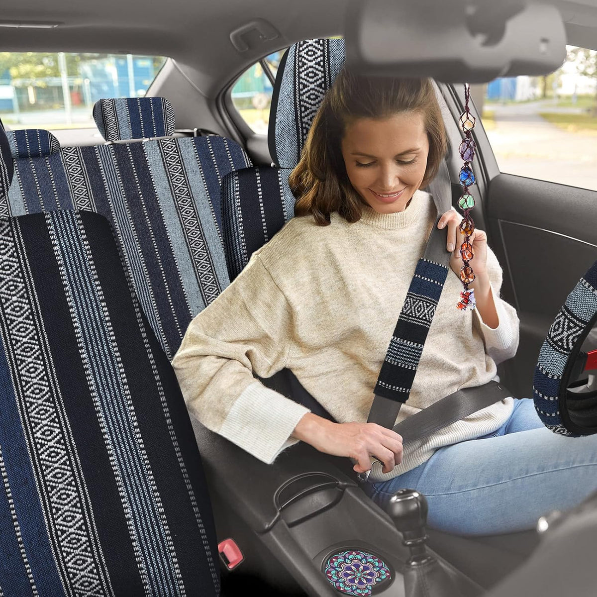 frienda 14 pcs baja saddle blanket car seat, package contents
