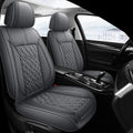 Pariitadin Leather Car Seat Covers Full Set, Waterproof Breathable Faux Leather