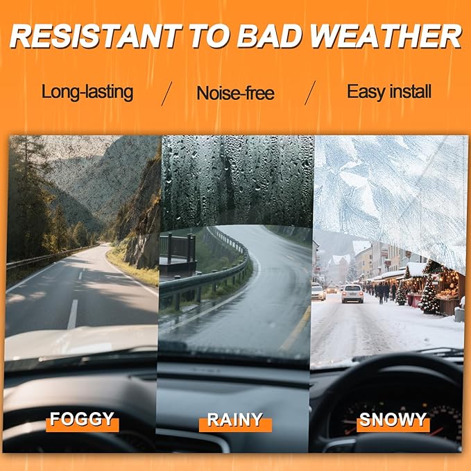 HULADAED® 26'' 19'' 11'' Windshield Wipers Replacement - Image 5
