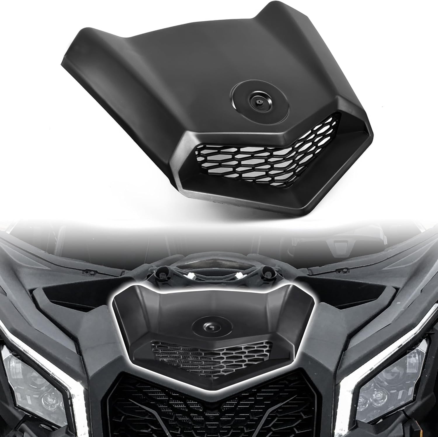 SAUTVS Turbo Hood for Can Am X3, Front Turbo Hood Scoop for Can-Am Maverick X3 XDS XRS Max Turbo R 2017-2026 Accessories (1PC, Replace #705014313)