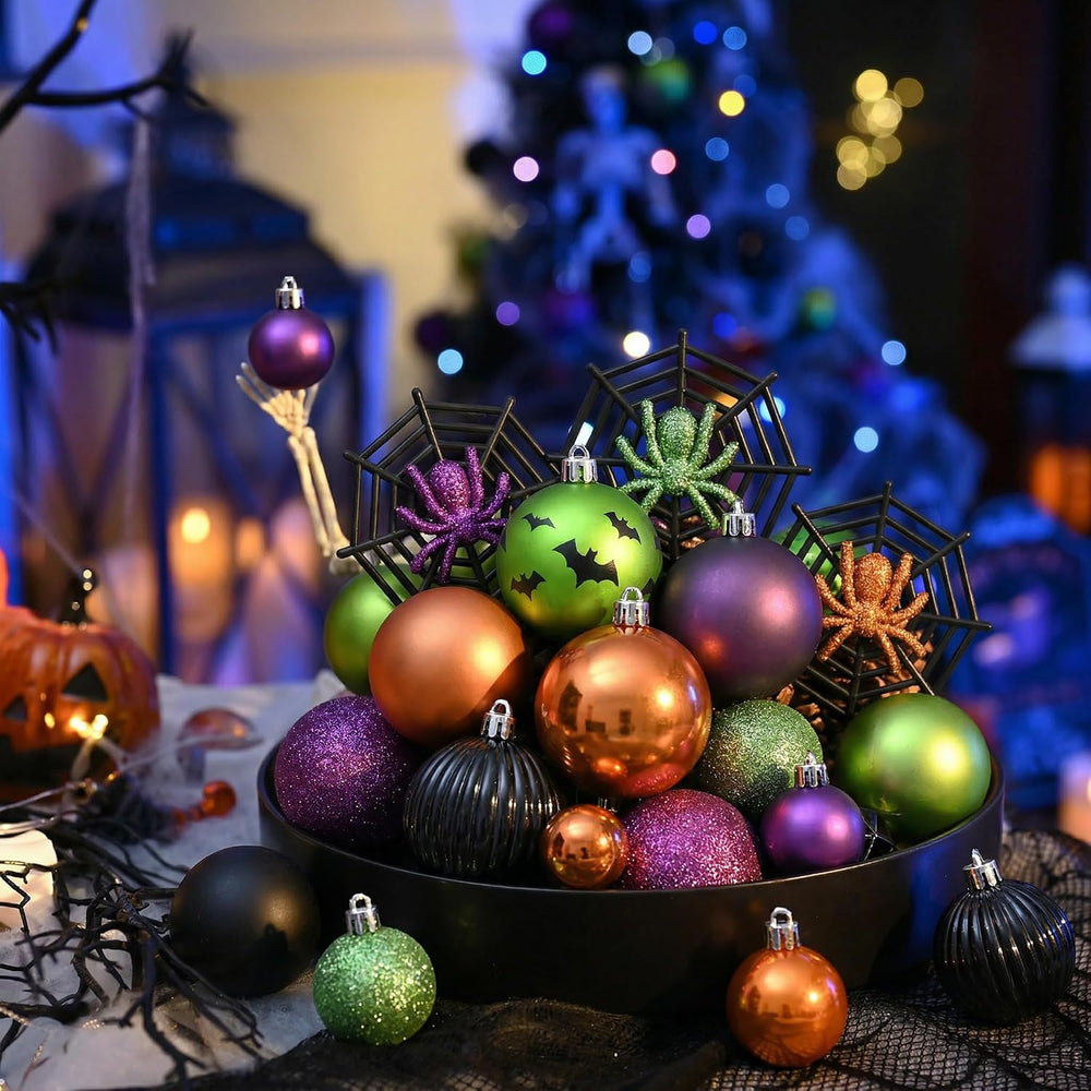 Valery Madelyn 64ct Halloween Ornaments Shatterproof Tree Decoration Indoor