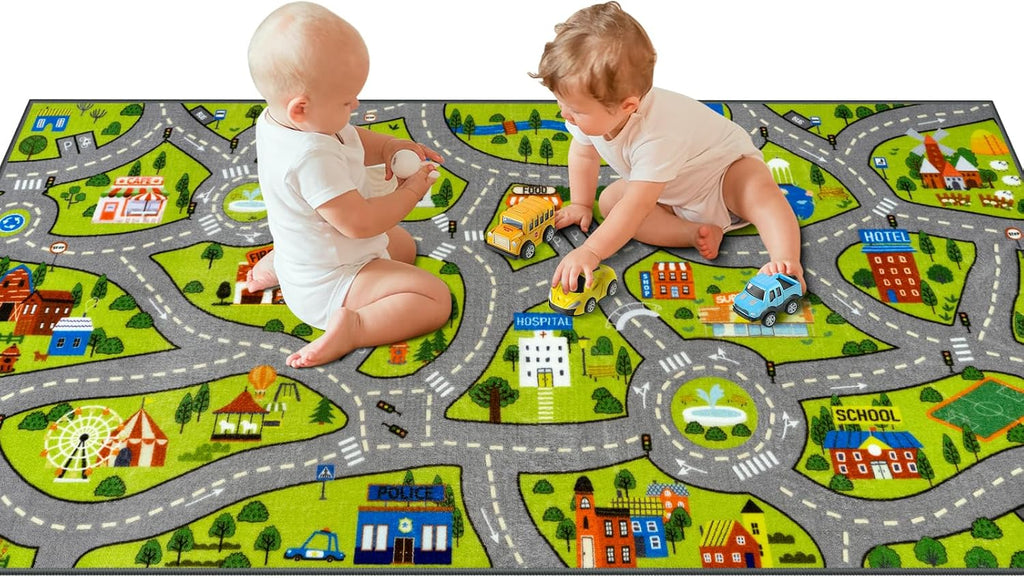 STARUIA Washable Kids Carpet Playmat Rug