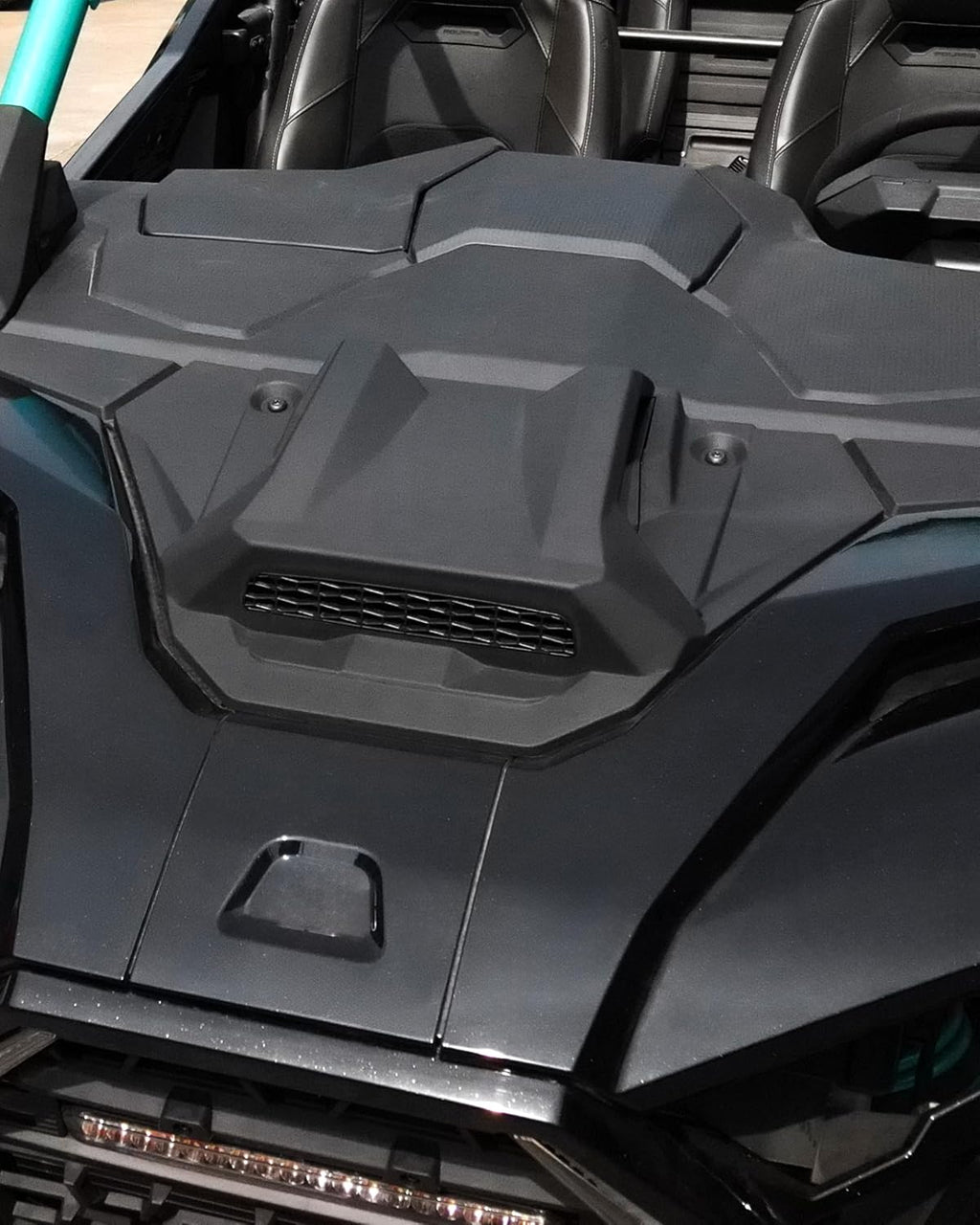 Sport Hood Scoop for Polaris RZR PRO XP XP4/PRO R R4/S S4 2025 Accessories, Front Turbo with Mesh Ventilation Sleek Cool PP Material