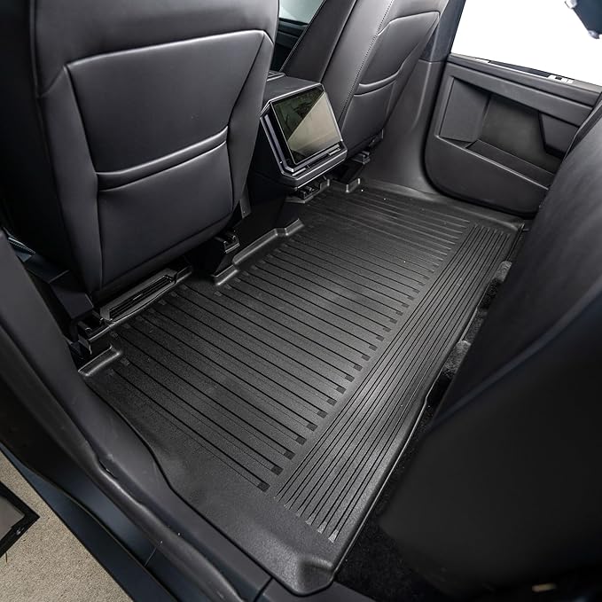 OEDRO Floor Mats Fit for Tesla Cybertruck 2024 2025, TPE All Weather Floor - Image 4