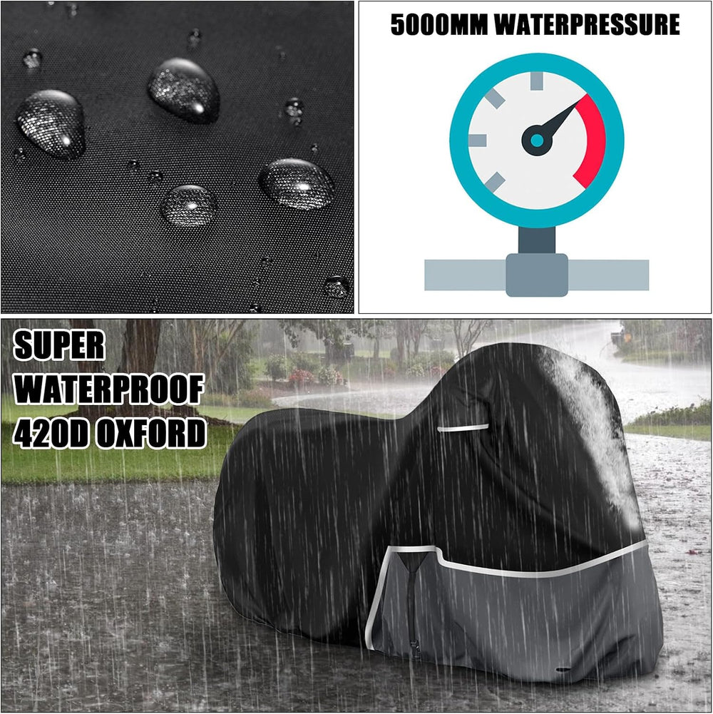 Waterproof Motorcycle Cover Replace for Kawasaki Ninja 400 500 650 Z900 Zx6r ...