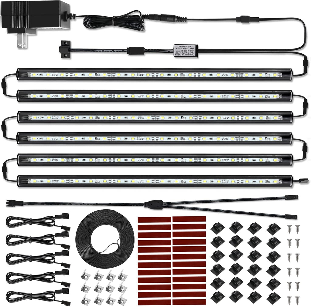 litever led safe lighting kit plug in. door, main product view
