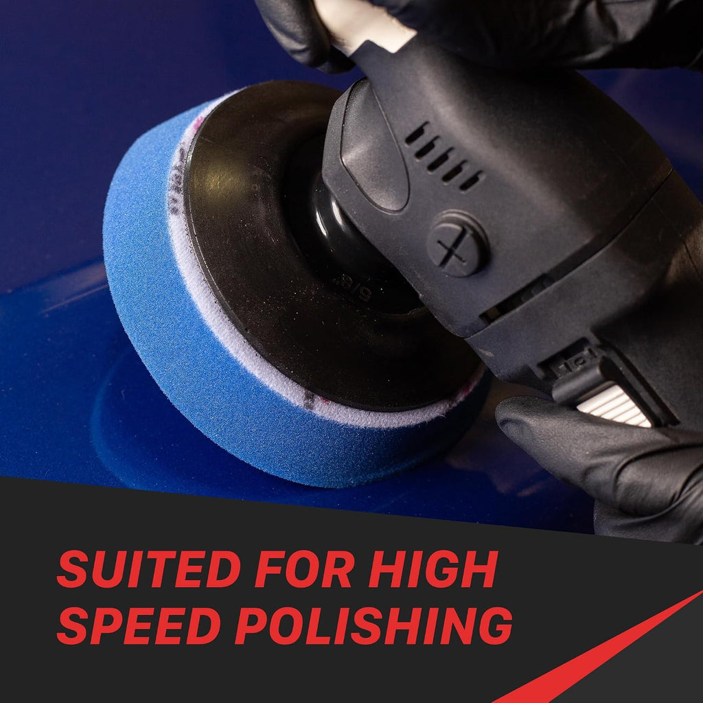 Maxshine 6" Universal Hook & Loop Rotary Backing Pad Polishing Plate (152mm) - Compatible with Universal Rotary Polishers - Sanding, Polishing, Buffing - Professional Grade for Car Care Detailing