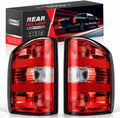 Tail Lights Assembly Fit 07-13 Chevy Silverado 1500 2007 2008 2009 2010 2011 2012 2013 2014 Chevrolet 2500 3500 HD 2500HD 3500HD Rear Brake Back Taillight Cover Left Driver Right Passenger