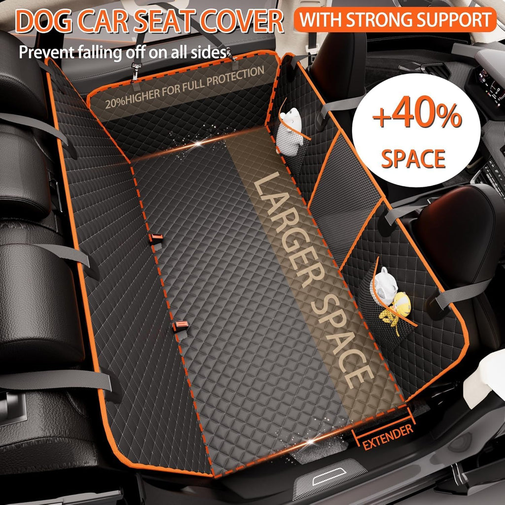 back seat extender for dogs,heavy-duty dog car seat, close-up detail