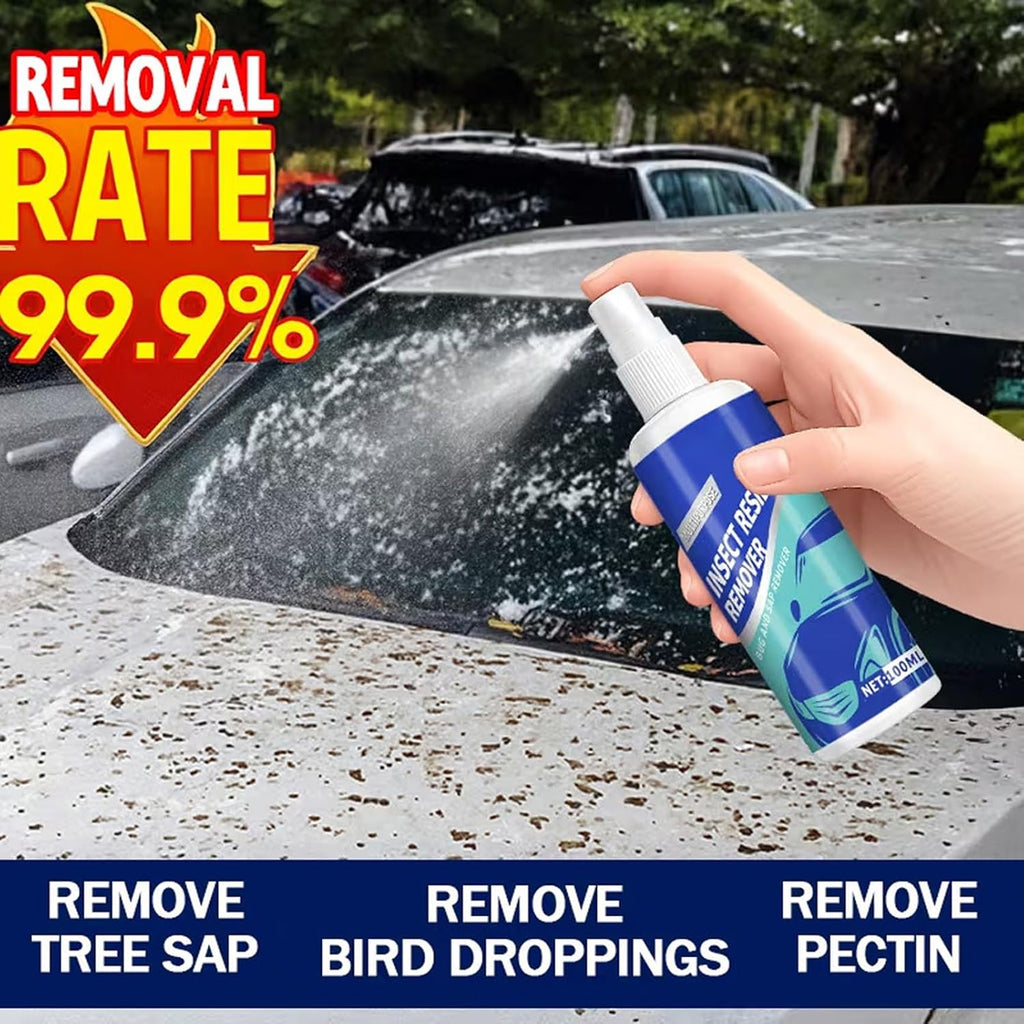 Tree Sap Remover for Vehicles, 2 Bottles 100ml Each for Car Paint Upkeep, Garage Storage and Between Wash Upkeep for Daily Exterior Use