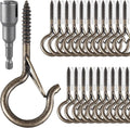 96 PCS Q-Hanger Hooks, Screw Hooks by FSAH
