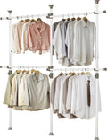 prince hanger tension pole closet system — no-renovation, main product view